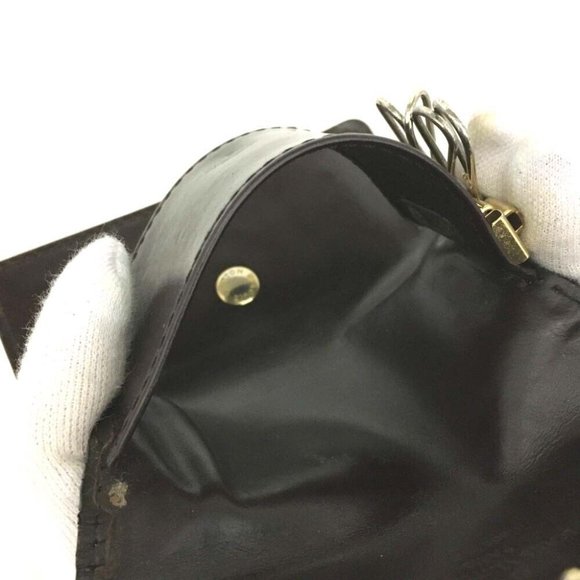 019128T Louis Vuitton Key Case Multicles 4 Ring Amarante Monogram Vernis - Picture 7 of 8